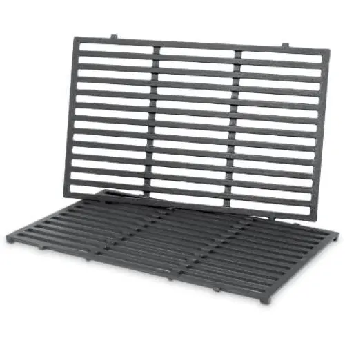 Weber 7524 Porcelain-Enameled Cast-Iron Cooking Grates (19.5 x 12.9 x 0.5), pack of 2 Weber 7524 Porcelain-Enameled Cast-Iron Cooking Grates (19.5 x 12.9 x 0.5), pack of 2