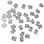 150 pcs/lot Metal Lingerie Adjustment Strap Slides Hardware Sewing Clips Clasp Hooks for Bra STRP Sliver Color (10mm)