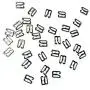 150 pcs/lot Metal Lingerie Adjustment Strap Slides Hardware Sewing Clips Clasp Hooks for Bra STRP Sliver Color (10mm)