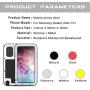 Galaxy Note 10 Plus Case,Bpowe Super Shockproof Silicone Aluminum Metal Armor Tank Heavy Duty Sturdy Protector Cover Hard Case for Samsung Galaxy Note 10 Plus/Galaxy Note 10+ 5G 6.8'' 2019 (White)