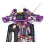 Spare Parts Differential Central Drive Shaft Motor Gear for WLtoys 124018 124019 Parts 1/12 Scale RC Car Buggy Accessory Fittings - 4pcs Purple