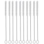 Long Straw Brush, Nylon Pipe Tube Cleaner 12-ihch X 2/5-inch set of 10