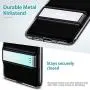 ESR Metal Kickstand Case Compatible with Samsung Galaxy S20 Plus (6.7-Inch) [Vertical and Horizontal Stand] [Reinforced Drop Protection] [Flexible TPU Case] – Translucent Black