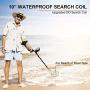 Metal Detector, Waterproof Ip68 with High Accuracy Metal Detectors for Adults and Kids