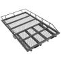 V GEBY RC Trailer, 1/10 RC Crawler Truck Spare Parts RC Wheel Type Heavy Duty Metal Trailer Dual Axle RC Model Hop-ups
