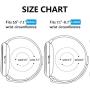 POY Bands Compatible for Fitbit Versa 2/Fitbit Versa/Fitbit Versa Lite for Women Men, Metal Stainless Steel Mesh Loop Replacement Strap for Versa,Rosepink Small