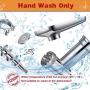Metal Food Grinder Attachments for KitchenAid Stand Mixers, Meat Grinder, Sausage Stuffer Includes Two Sausage Stuffer Tubes, Durable Perfect Attachment for KitchenAid Mixers, Sliver