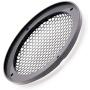 Magic Source 2Pcs 3.5'' Speaker Grills Protective Cover Aluminium Alloy Frame with Honeycomb Type Electroplated Metal Mesh Cover for Car or Home Audio Midrange Loudspeaker Black Speaker Grill Mesh