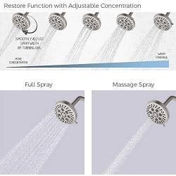 Pfister 8P8-WS2-JDSGS Jaida Tub and shower faucet with Adjustable Spray Width, Spot Defense Brushed Nickel