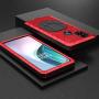 Feitenn Oneplus Nord N10 5G Metal Case, Heavy Duty Military Bumper Shockproof Rugged Defender Silicone Rubber Armor Cover Protective Outdoor Men Screen Protector for Oneplus Nord N10 5G 2020 - Red
