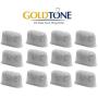 GoldTone Brand 8-12 Cup Coffee Filter & Set of 12 Charcoal Water Filters fits Cuisinart Coffee Maker and Brewers. Replaces your Cuisinart No.4 Cone Reusable Coffee Filter & Cuisinart Water Filter