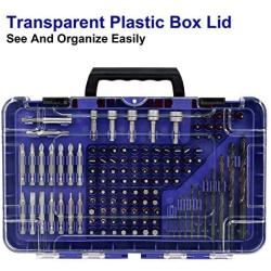 PLATINUMEDGE 120 Pieces Screwdriver Bits and Drill Bits Set, Drilling and Driving Kit for Wood, Plastic, Metal, and Masonry Work