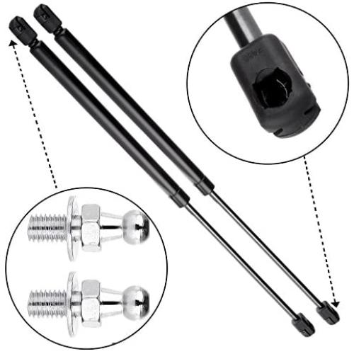 cciyu Qty(2) SG314036 Lift Supports Struts Gas Springs Shocks Replacement fit for 2002-08 Dodge Ram 1500 2500 3500 4500 5500 Front Hood