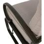 Patio Glider Bench Loveseat Outdoor Cushioed 2 Person Rocking Seating Patio Swing Chair, Beige