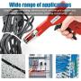ACTCRH ACT-CT11N Cable Tie Gun for Wire Harness and Cable Bundle, Fastening and Cutting Plastic Nylon Cable Ties, Red