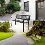 Patio Bench Park Bench Outdoor Bench Garden Bench,Metal Pack Bench with Armrests 480lbs Cast Iron Sturdy Steel Frame Furniture Chair for Porch Entryway Lawn Decor Deck Patio Bench Park Bench Outdoor Bench Garden Bench,Metal Pack Bench with Armrests 480lbs Cast Iron Sturdy Steel Frame Furniture Chair for Porch Entryway Lawn Decor Deck