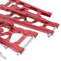 4-Pack Aluminum Front & Rear Suspension A-Arms Replacement of 3655 for Traxxas 1/10 Slash 4x4 RC Car Upgrade Parts Hop Ups