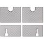 Facibom Decoration Metal Protective Net Armored Metal Guard Plate for 1/16 Heng Long German Tiger 3818 RC Tank Upgrade Parts