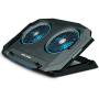 Gaming Laptop Cooling Pad 17.3 Inch 13-17 Inch，Laptop Cooler Pad Metal Mesh Mesa Design,2 Large Fans and 5 Angle Adjustable,4000 RPM, Easy to Carry, MacBook Computer Cooling Stand 15.6 Inch