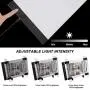 A4 Diamond Painting LED Light Pad Board, Ultrathin & Dimmable USB Power Light Pad Kit, 32 Piece Tool Kit,Perfect for Full Drill & Partial Drill 5D Diamond Painting with Aluminium Alloy Stand and Clips