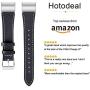 Hotodeal Replacement Leather Band Compatible for Charge 2, Classic Genuine Leather Wristband Metal Connector Watch Bands, Fitness Strap Women Men Small Large