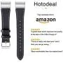 Hotodeal Replacement Leather Band Compatible for Charge 2, Classic Genuine Leather Wristband Metal Connector Watch Bands, Fitness Strap Women Men Small Large