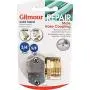 2 Pack - Gilmour Heavy Duty Brass and Metal Male Hose Repair Clamp Coupling - Barbed Mender for Garden Hoses - 01MZ 2 Pack - Gilmour Heavy Duty Brass and Metal Male Hose Repair Clamp Coupling - Barbed Mender for Garden Hoses - 01MZ