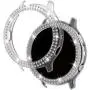 Falandi Compatible for Samsung Galaxy Watch Active 2 Case, Doulbe Rows Bling Crystal Diamonds Plate Case Silver Screen Protector Frame Protective Face Cover,(Clear, 40mm) Falandi Compatible for Samsung Galaxy Watch Active 2 Case, Doulbe Rows Bling Crystal Diamonds Plate Case Silver Screen Protector Frame Protective Face Cover,(Clear, 40mm)