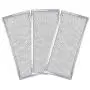 AMI PARTS W10208631A Filter Aluminum Mesh Microwave Oven Grease Filter 3-Pack(Packed in Box),Compatible with Whirlpool 12-15/16'' x 5-3/4'' x 1/16'' AMI PARTS W10208631A Filter Aluminum Mesh Microwave Oven Grease Filter 3-Pack(Packed in Box),Compatible with Whirlpool 12-15/16'' x 5-3/4'' x 1/16''