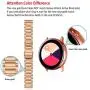 Kartice Bands Compatible with Samsung Galaxy Watch 3 41mm Bands Active 2 44mm 40mm Bands 20mm Solid Stainless Steel Metal Band for Galaxy Active 2 Bands Men Women (Rose Gold)