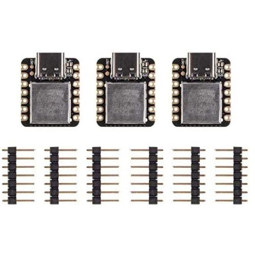 seeed studio Seeeduino XIAO Board Based on SAMD21Cortex M0+, 100% Compatible with Arduino IDE, Mounted breadboard Compatible USB Type-C (3pcs)