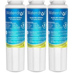 Waterdrop UKF8001 Water Filter, Compatible with Whirlpool EDR4RXD1, Filter 4, Maytag UKF8001P, UKF8001AXX-750, 4396395, 469006, PUR, Puriclean II, 46-9006, Pack of 3 (package may vary)