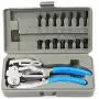 Hand Held Power Punch Sheet Metal Hole Punch Kit Compound Leverage Hand Held Power Punch Sheet Metal Hole Punch Kit Compound Leverage