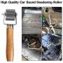 FCHO Car Sound Deadening Roller Metal Installation Tool for Auto Noise Roller Car Sound Deadener Application Installation Tool Rolling Wheel Interior Accessories (30mm)