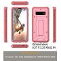 ArmadilloTek Vanguard Designed for Samsung Galaxy S10 Plus Case (2019 Release) Military Grade Full-Body Rugged with Kickstand Without Built-in Screen Protector (Pink)
