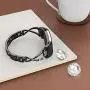 Glebo Compatible with Fitbit Charge 2 Bands for Women, Bling Bracelet Metal Straps Bracelet Bangle Wristbands Accessories Replacement Bands for Fitbit Charge 2 Band Small Large, Black Glebo Compatible with Fitbit Charge 2 Bands for Women, Bling Bracelet Metal Straps Bracelet Bangle Wristbands Accessories Replacement Bands for Fitbit Charge 2 Band Small Large, Black