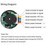 Bemonoc Encoder Metal Gearmotor DC 24V High Speed 150RPM Gear Motor with Two-channel Hall Effect Encoder for DIY Parts Bemonoc Encoder Metal Gearmotor DC 24V High Speed 150RPM Gear Motor with Two-channel Hall Effect Encoder for DIY Parts