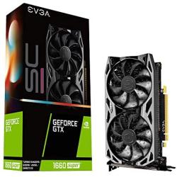 EVGA 06G-P4-1068-KR GeForce GTX 1660 Super Sc Ultra Gaming, 6GB GDDR6, Dual Fan, Metal Backplate