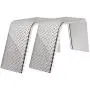 2-Pack ToughGrade Aluminum Diamond Plate Flat Top Trailer Fender 10'' X 34'' X 17'' 2-Pack ToughGrade Aluminum Diamond Plate Flat Top Trailer Fender 10'' X 34'' X 17''