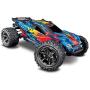 Traxxas 67076-4 Rustler 4x4 VXL Off Road Electric Remote Control RC Car with Remote Control for Adults and Kids, Red