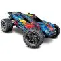 Traxxas 67076-4 Rustler 4x4 VXL Off Road Electric Remote Control RC Car with Remote Control for Adults and Kids, Red