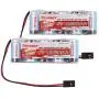 Tenergy 2 Pack Receiver Battery, 6V NiMH Rechargeable RC Battery Pack with Hitec Connector, 1600mAh High Capacity Side by Side 5C Flat RX Battery for RC Vehicles Tenergy 2 Pack Receiver Battery, 6V NiMH Rechargeable RC Battery Pack with Hitec Connector, 1600mAh High Capacity Side by Side 5C Flat RX Battery for RC Vehicles