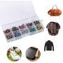 Yakamoz 300 Set 6mm 1/4 Inch Multi-Color Grommets Kit Metal Eyelets Set with Installation Tool for DIY Project Craft Clothes Shoes for Shoes Clothes Yakamoz 300 Set 6mm 1/4 Inch Multi-Color Grommets Kit Metal Eyelets Set with Installation Tool for DIY Project Craft Clothes Shoes for Shoes Clothes
