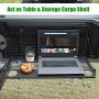 Tailgate Table Foldable Cargo Shelf Rear Storage Fits for Jeep Wrangler JL & JL Unlimited 2018 2019 2020 2/4 Door