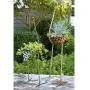 African Recycled Metal Ostrich Plant Holder Statue, Large African Recycled Metal Ostrich Plant Holder Statue, Large