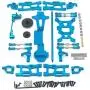 SONPP 144001,Metal Swing Arm Steering Cup Shock Tower Upgrade Accessories Kit for 144001 1/14 Parts Accessories,Blue