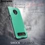 COVRWARE Iron Tank Case for Moto Z3 Play/Moto Z3 with Built-in [Screen Protector] Heavy Duty Full-Body Rugged Holster Armor Case [Brushed Metal Texture Design][Belt Swivel Clip][Kickstand], Teal