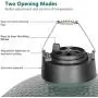 KAMaster Cast Iron Chimney Cap for Big Green Egg Daisy Wheel Large&Medium Dual Function Metal Top with Slide Draft Top Damper Cap Big Green Egg Accessories Vented Cap Big Green Egg Replacement Parts