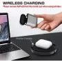 Metal AirPods Case, Full Protective Cover Accessories Compatible with Airpods Wireless Charging Case-Grey