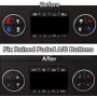 TraderPlus 3 Pack Replacement AC Dash Button Sticker Repair Kit Fit